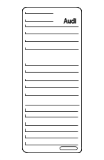 8P0010517J - Body: Info Label for Audi: A3, A3 Quattro Image