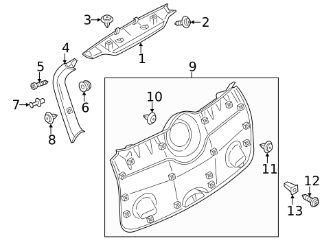 Interior Trim for 2014 Mini Cooper Countryman #0