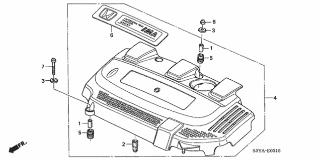 Engine Cover for 2005 Honda Insight #0