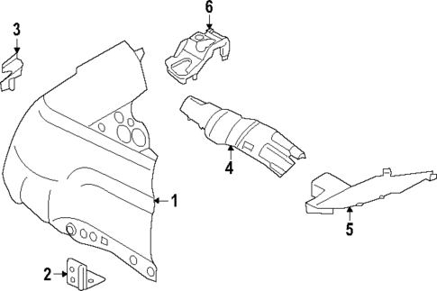 Fender & Components for 2025 Ford E-Transit #0