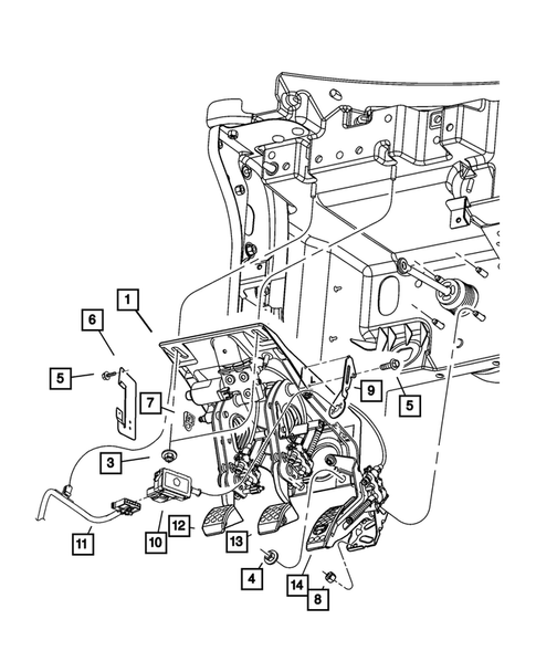Clutch Pedals for 2008 Dodge Viper #0