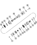 68033414AA - 6 SPEED MANUAL GETRAG DMT6: Shaft Retainer for Mopar Image
