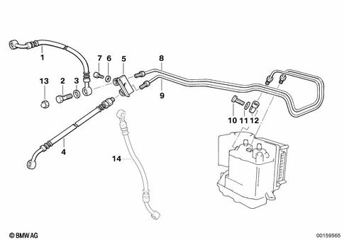Brake Lines for 1998 BMW-Motorrad R 1100 RS #0