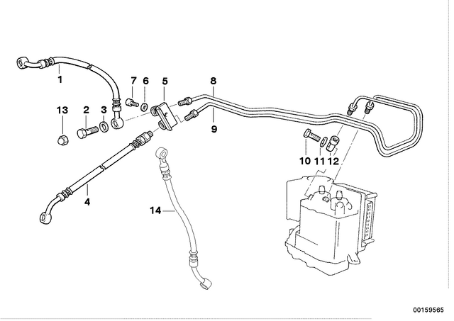 34321242205 - Brakes: Hollow Bolt -  for BMW-Motorrad Image