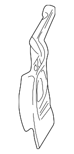 99655110100EAU - Body: Cowl Kick Panel for Porsche: 911, Boxster Image