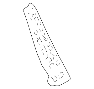 99655161100 - Body: Foot Rest for Porsche Image