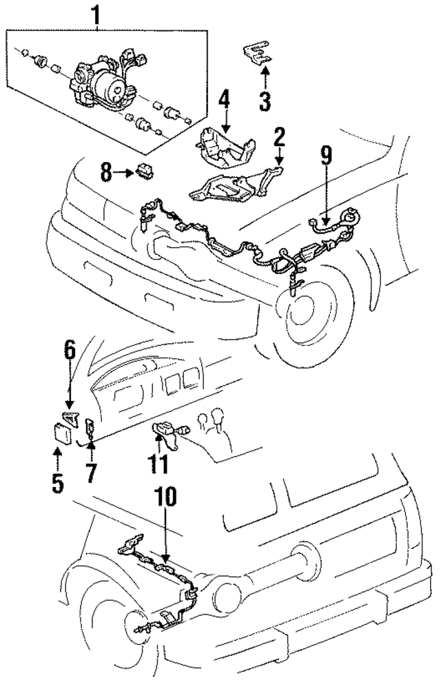 4459760010 - : Actuator Assembly Upper Bracket for Toyota Image