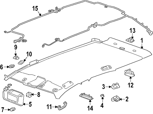 26490538 - : Sun-Visor for GM Image