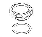 2Q0121321A - Cooling System: Reservoir Cap for Volkswagen Image