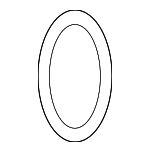 PAF008282 - Cooling System: Return Pipe O-Ring for Porsche Image