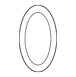 PAF008267 - Cooling System: Inlet Pipe O-Ring for Porsche Image