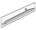 768511KA0A - Body: Rocker Molding for Nissan: Juke Image