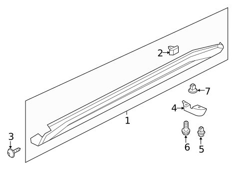 Exterior Trim - Pillars for 2017 Nissan Juke #0