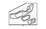 4K0881325D1LX - Body: Frame Trim for Audi Image