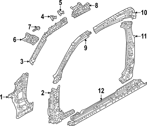 Front Pillar for 2023 Mazda MX-30 EV #0