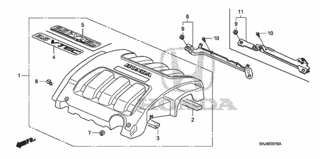 Engine Cover for 2007 Honda Odyssey #0