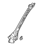 KMV67124X - : Windshield Pillar Reinforced for Mazda Image