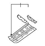 74320ET030 - Body: Front Floor Pan for Nissan: Sentra Image