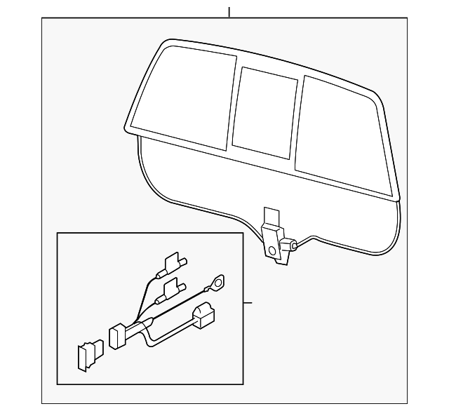 Power Sliding Rear Window AL3Z-15422B30-B | TascaParts.com