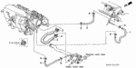 19527P08000 - Engine: HOSE A, BREATHER HEATER for Honda Image