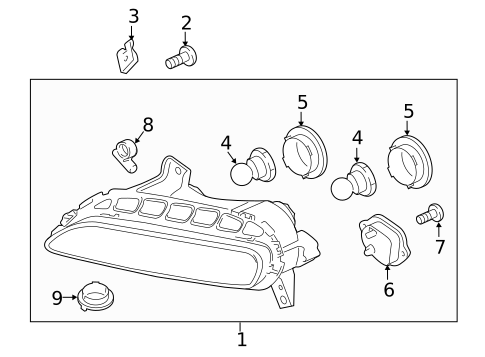 Fog Lamps for 2013 Porsche Panamera #0
