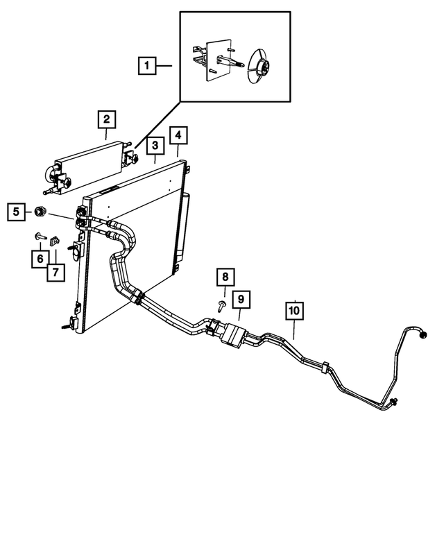 68003499AA - Cooling: Screw for Mopar Image