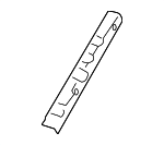 858272F500 - Body: Windshield Pillar Trim Bracket for Kia Image