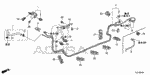 16723R42A00 - Electrical/Exhaust/Heater/Fuel: STAY ASSY., FUEL FEED HOSE for Acura Image