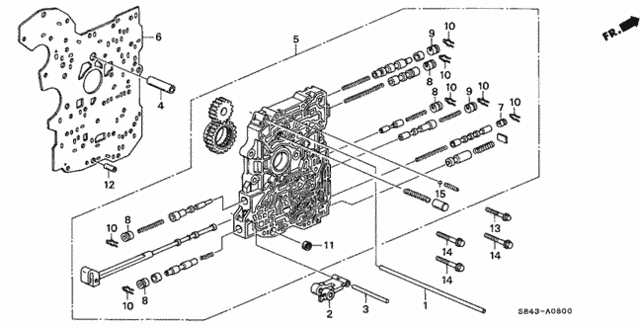 AT Main Valve Body for 2001 Honda Accord #0