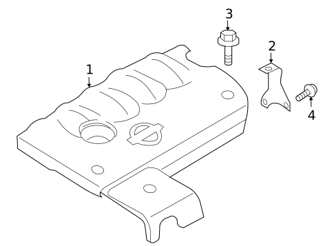 Engine Appearance Cover for 2003 Nissan Altima #0