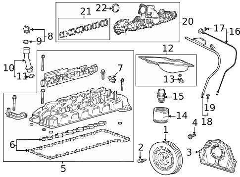 Cylinder Block Components for 2025 GMC Yukon XL #0
