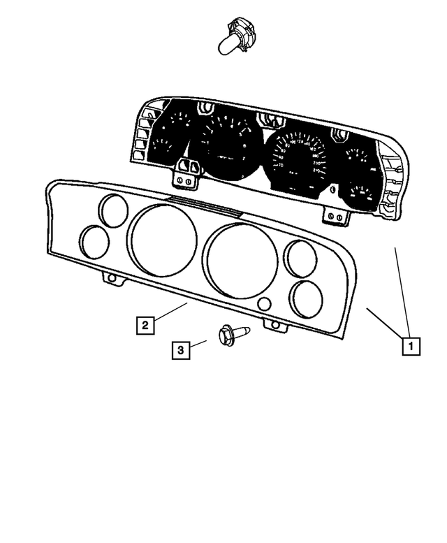 56046301AG - Electrical: Instrument Panel Cluster for Mopar Image image
