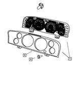 56046299AG - Electrical: Instrument Panel Cluster for Ram: 1500, 2500, 3500 Image