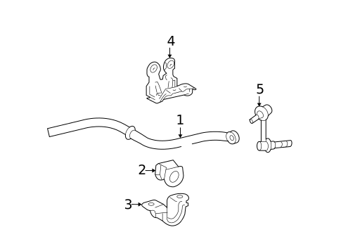 Stabilizer Bar & Components for 2011 Lexus GS460 #0