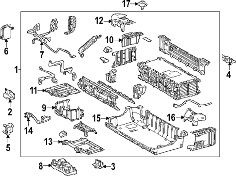 Battery for 2024 Lexus RX350h #0
