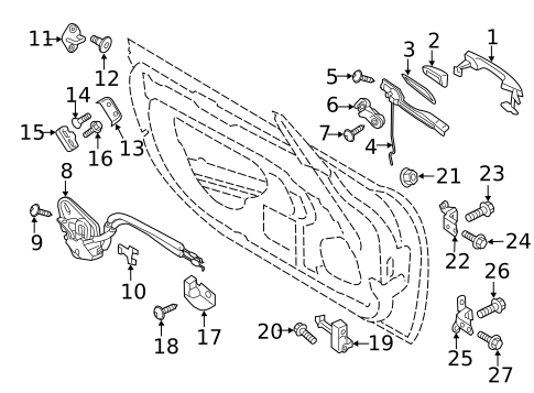 Lock & Hardware for 2019 Fiat 124 Spider #0