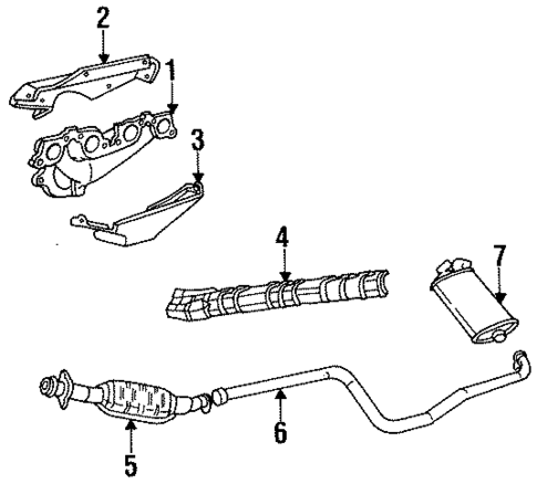 Exhaust Manifold for 1998 Dodge Neon #0