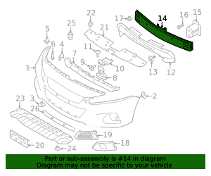 2019-2022 Nissan Altima Impact Bar 62030-6CA0A | DON WILLIAMSON NISSAN