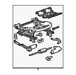 22795841 - Body: Cushion Frame for Cadillac: SRX Image