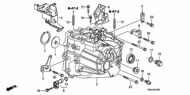 MT Transmission Case (2.0L) for 2007 Honda Civic #0