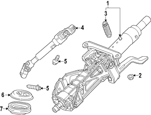 Steering Column Assembly for 2024 GMC Acadia #0