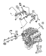 4869538AE - : Fuel Rail Wiring for Chrysler: Pacifica Image