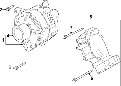 Alternator for 2023 Ford F-450 Super Duty #2