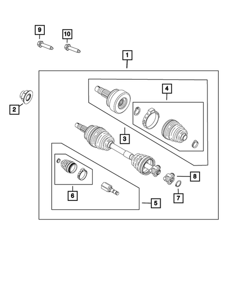 Front Axle Shafts for 2024 Alfa Romeo Stelvio #0
