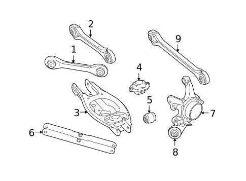 Rear Suspension for 2013 BMW M3 #1