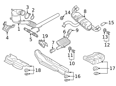 Exhaust Components for 2019 Audi S3 #2