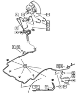 52127970 - Service Brakes: Brake Valve Bracket, Mounting for Mopar Image