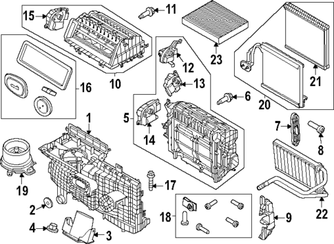 HVAC Case for 2021 Ford Mustang Mach-E #0