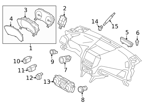 Switches for 2022 Subaru Impreza #1