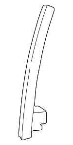 72231S5A003 - : 2001-2005 Honda Civic - Sash R Front Door Center (Lower) for Honda: Civic Image